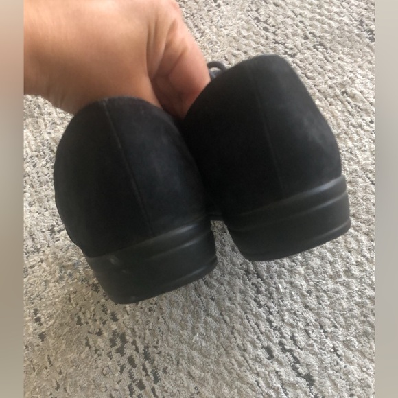 Beautifeel Edyta Black Suede Lace Up Cutout Fisherman Wedge Sandals 40 - Picture 8 of 9